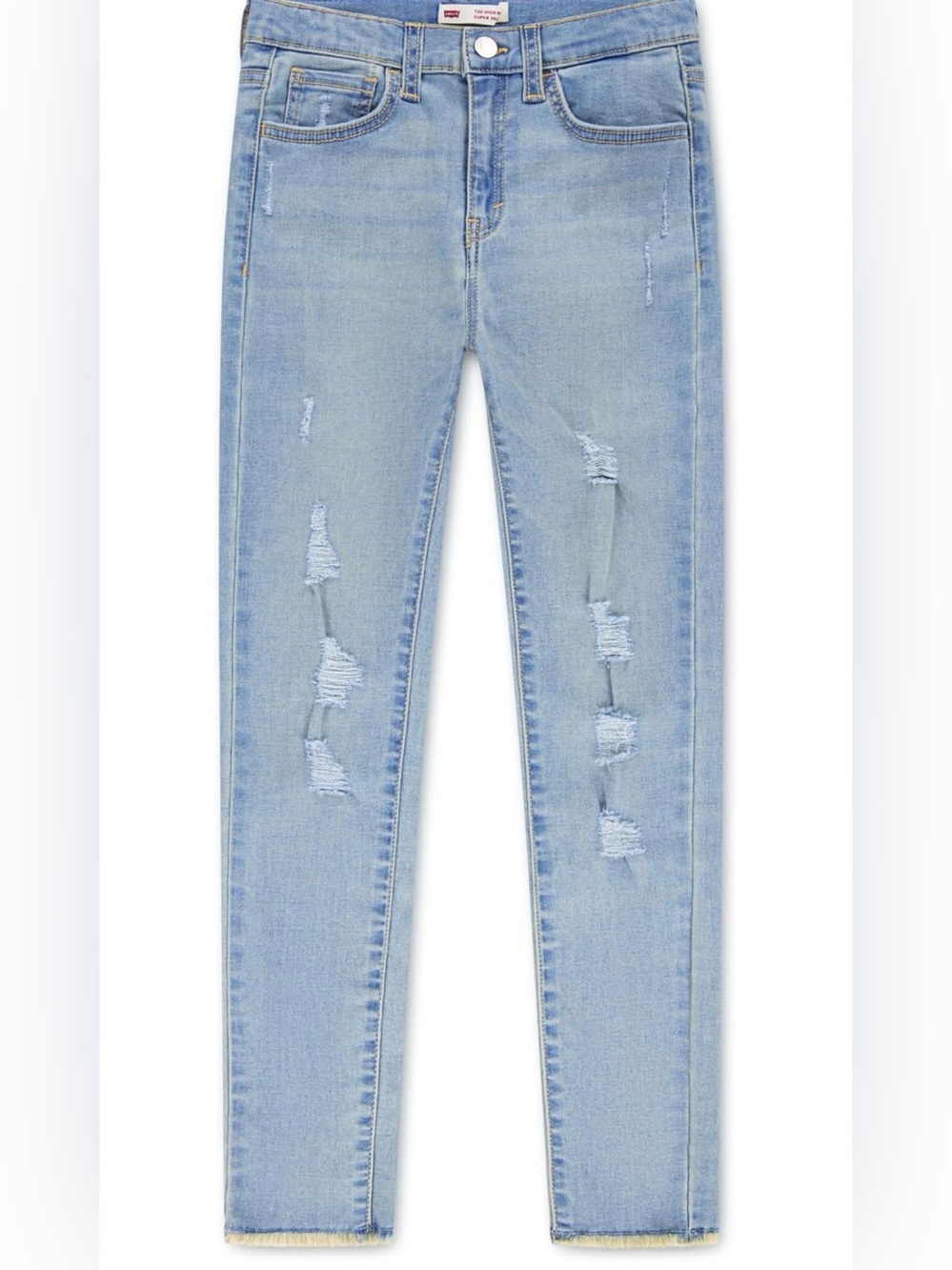 Levis Distressed youth Jeans. Size 8.